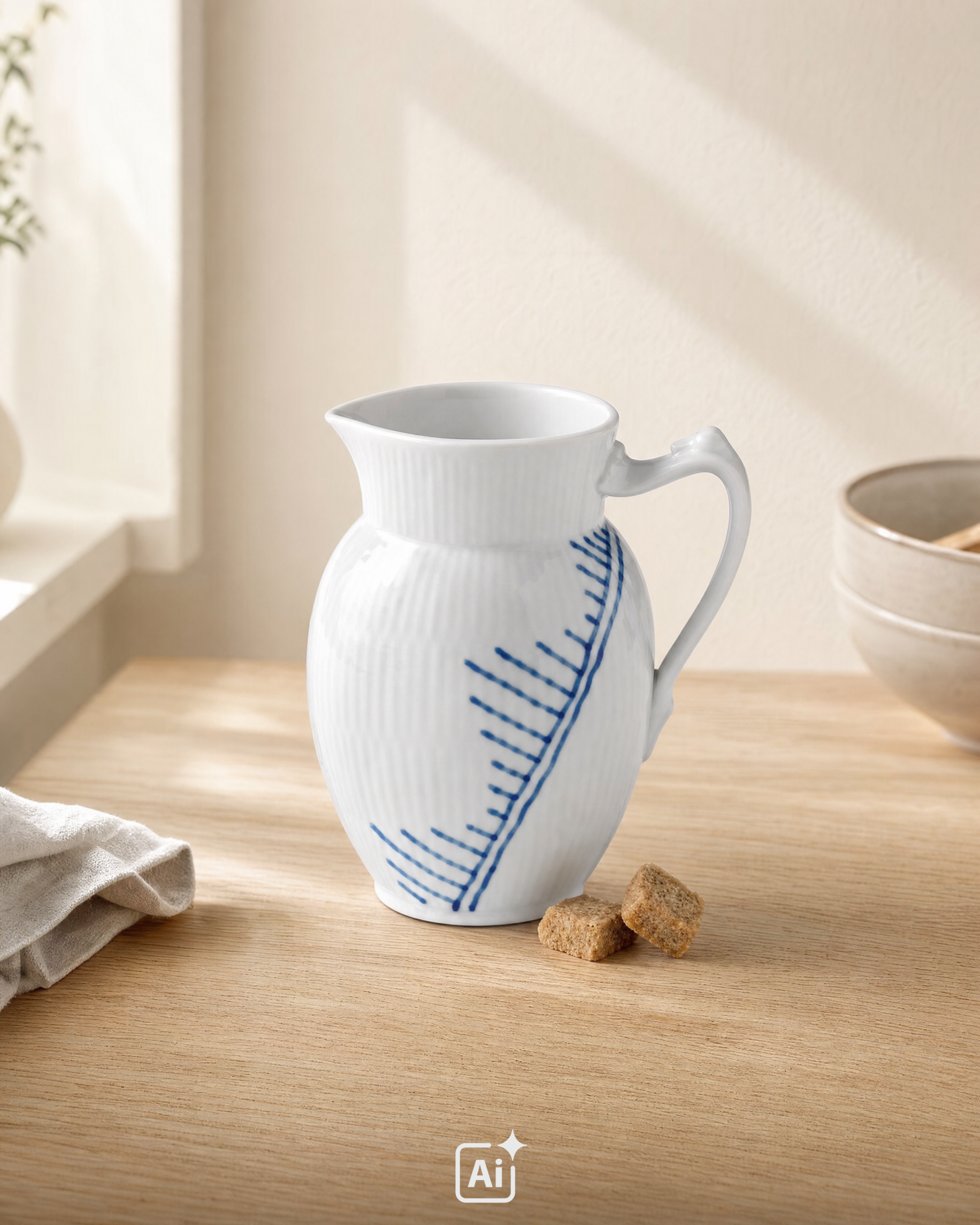 Elegant mælkekande i klassisk design