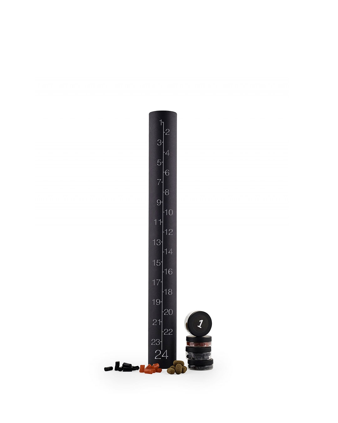Elegant julekalender med lakrids - 625 g