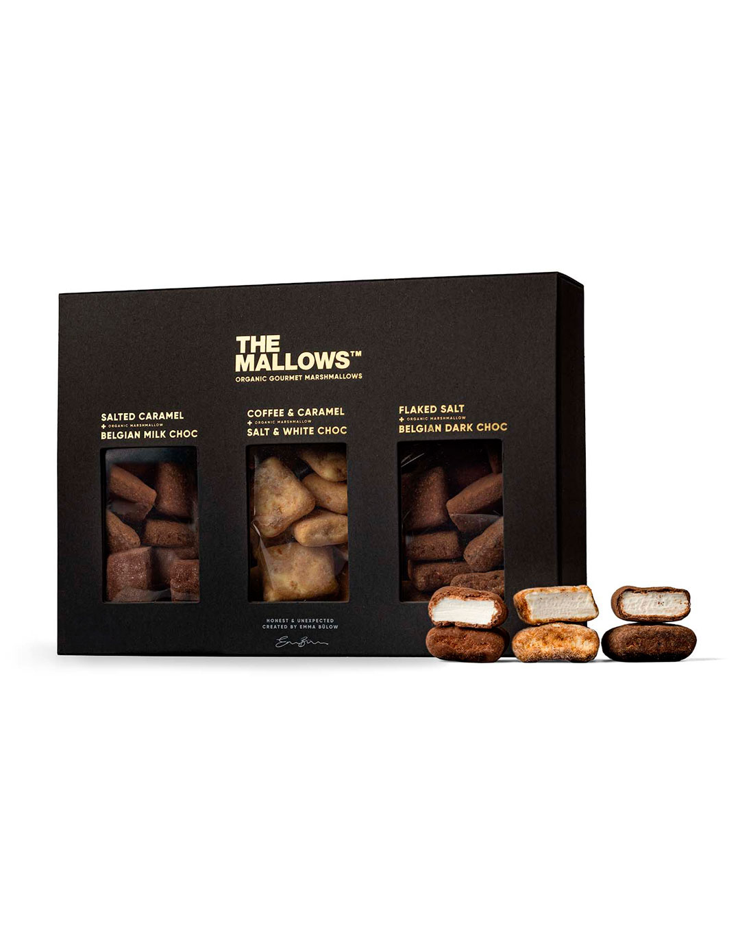 Luksus gaveæske med gourmetmallows - 150 g