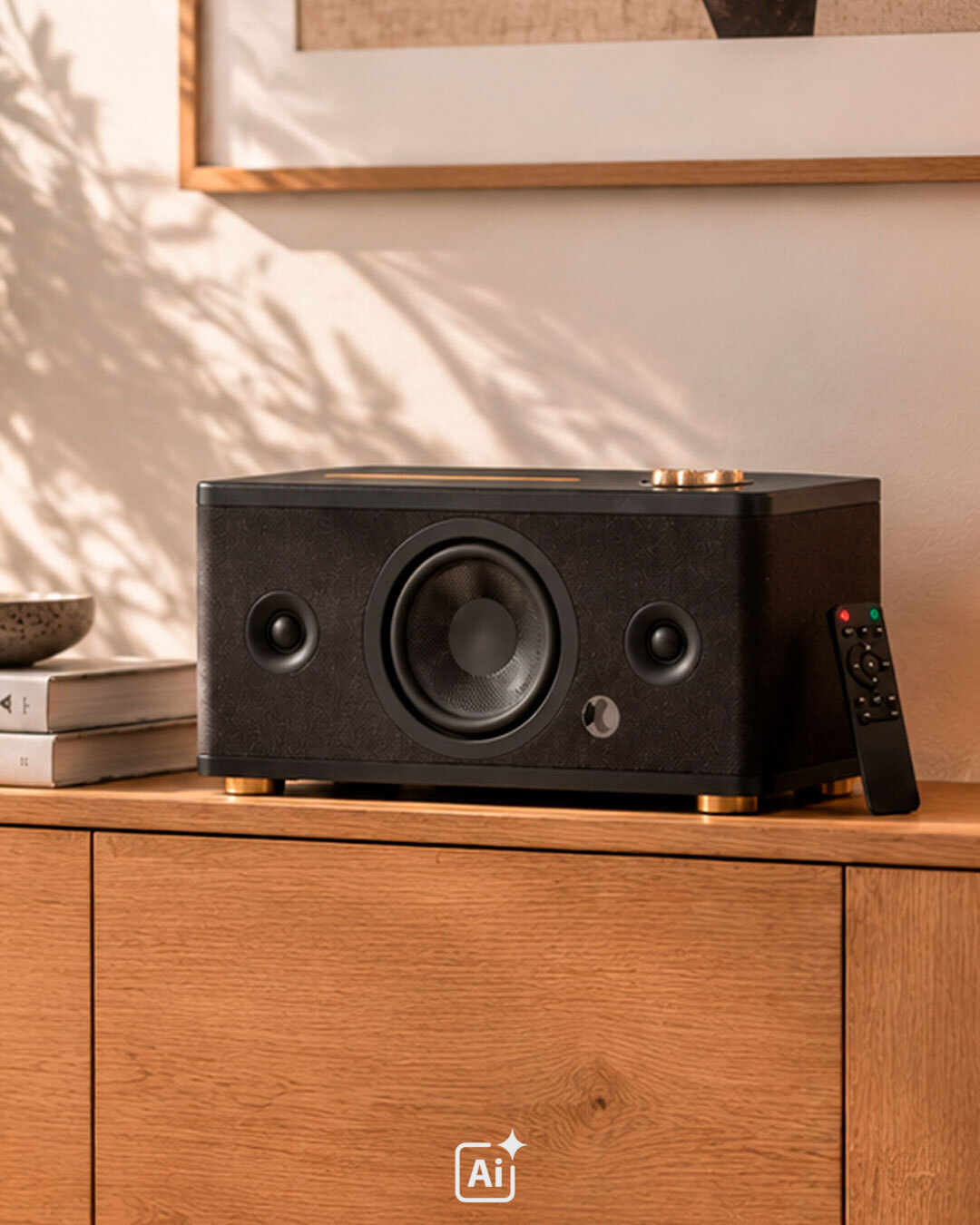 Kraftfuld trådløs højttaler med hi-fi lyd