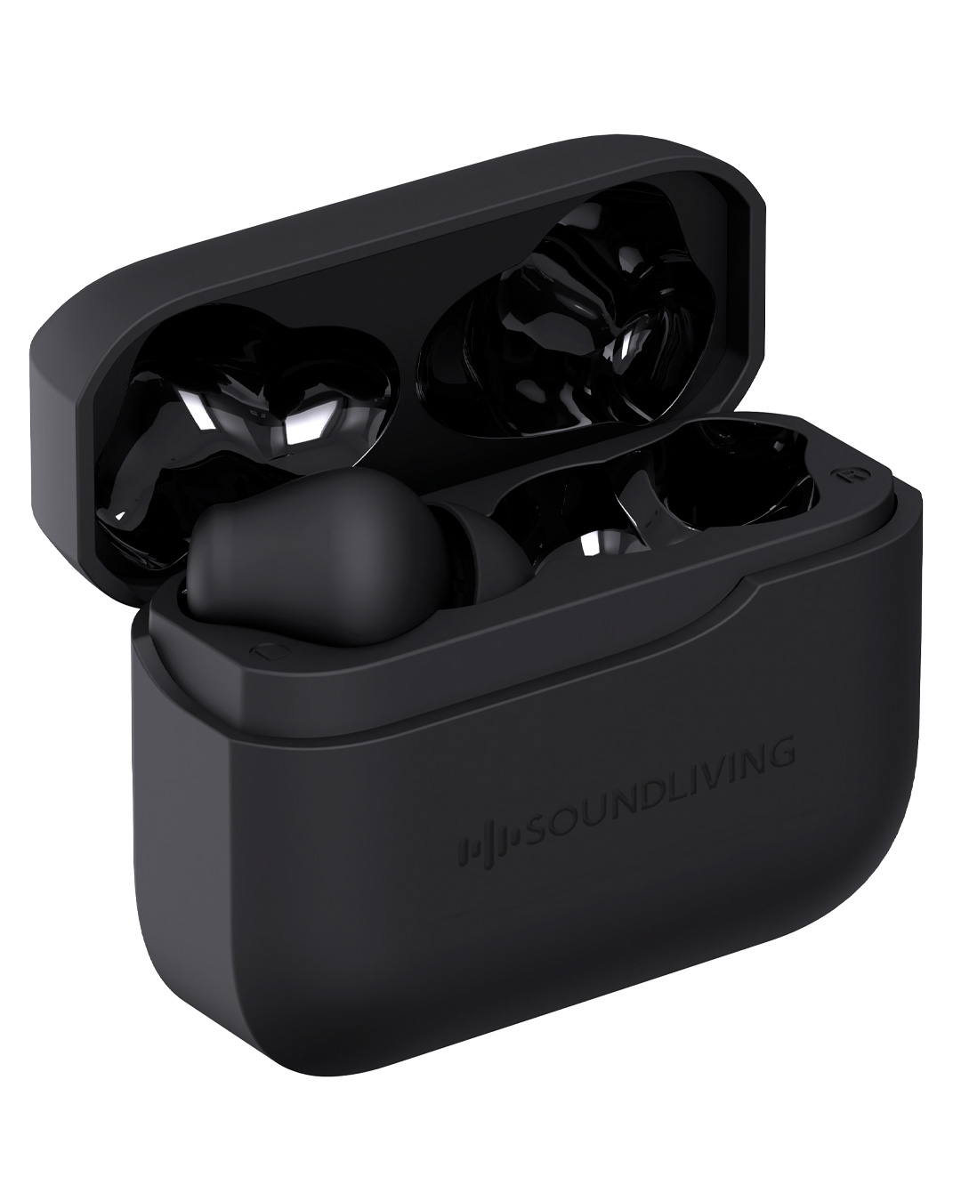Trådløse earbuds med ANC og lang batteritid