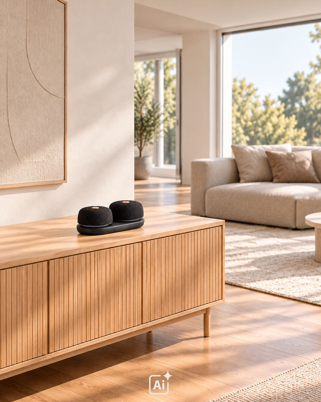 Trådløs stereo med smart opladning
