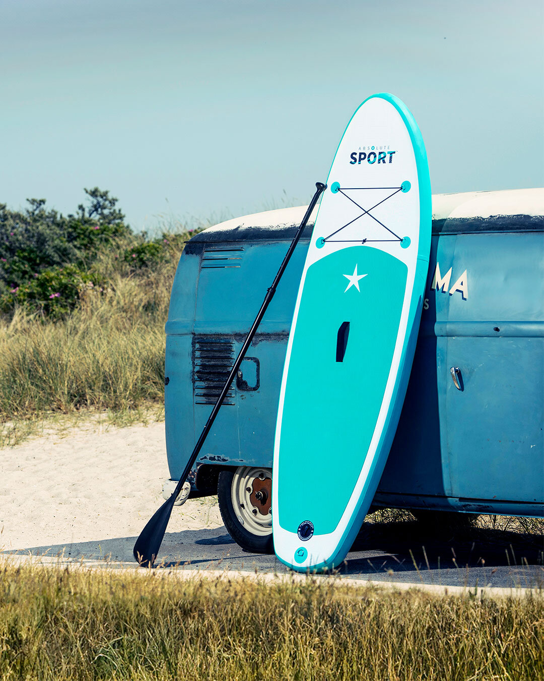 Oppusteligt paddleboard til aktive dage på vandet