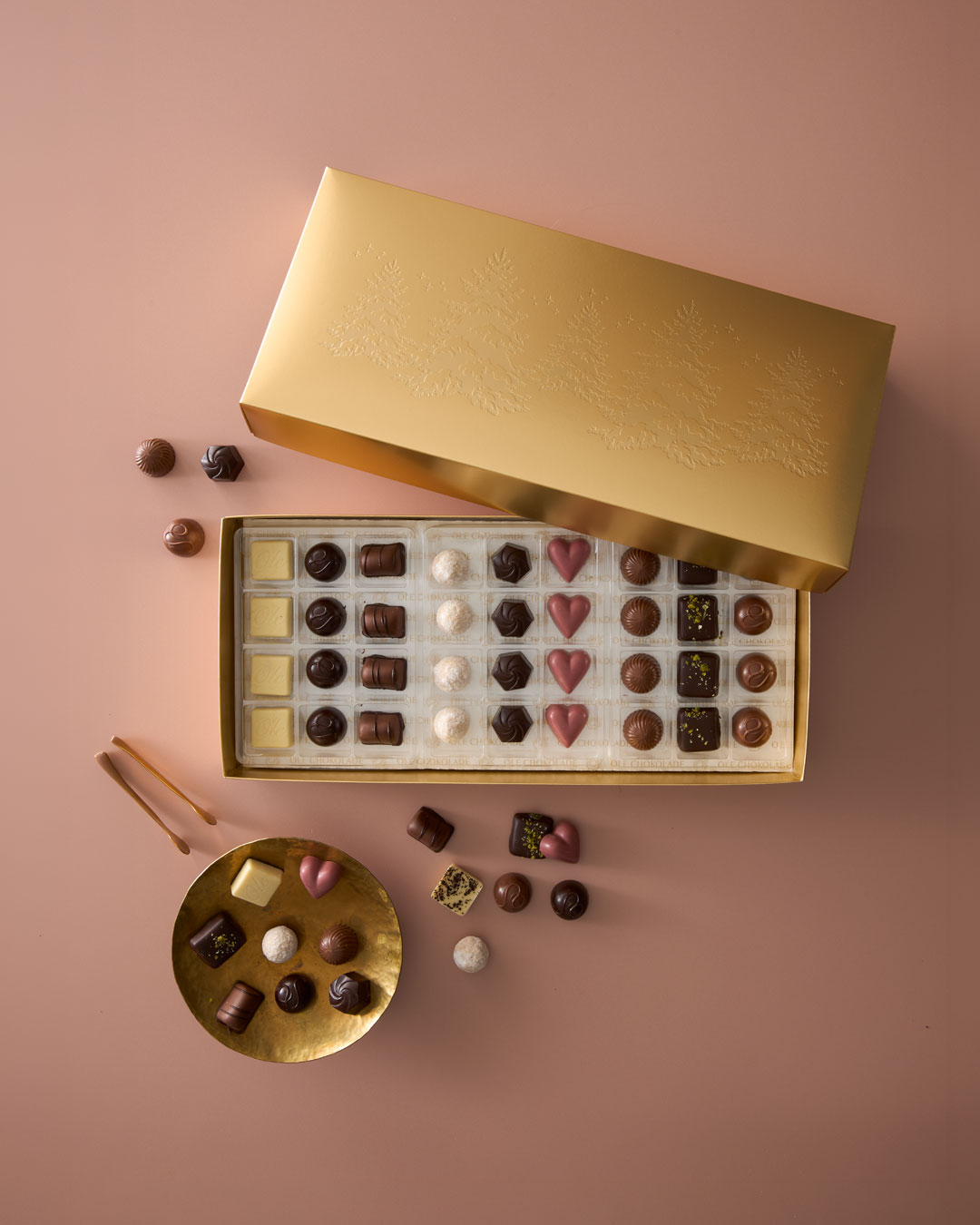 Stor chokoladeæske med 72 favoritter - 792 g