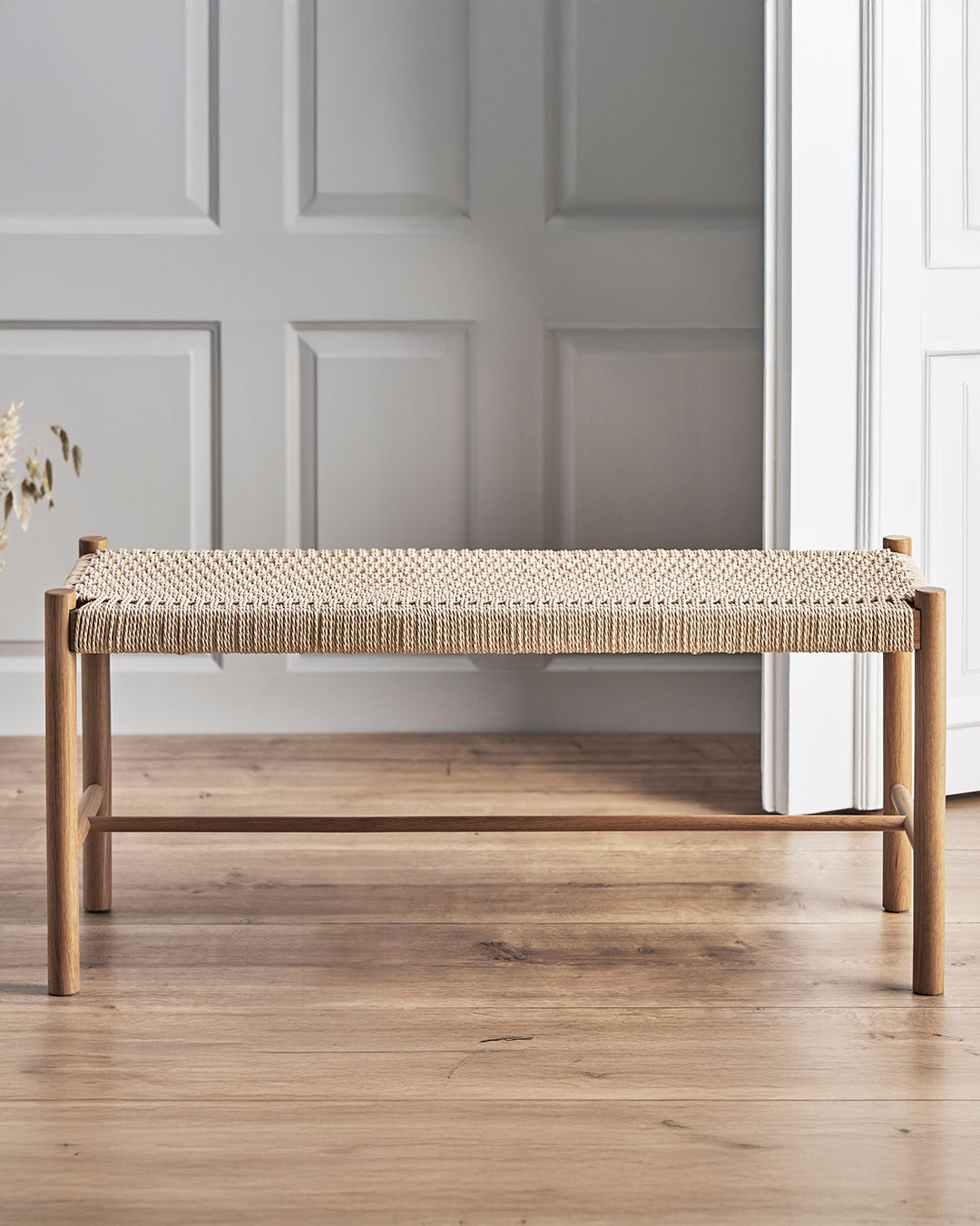 Stilren bænk i nordisk design