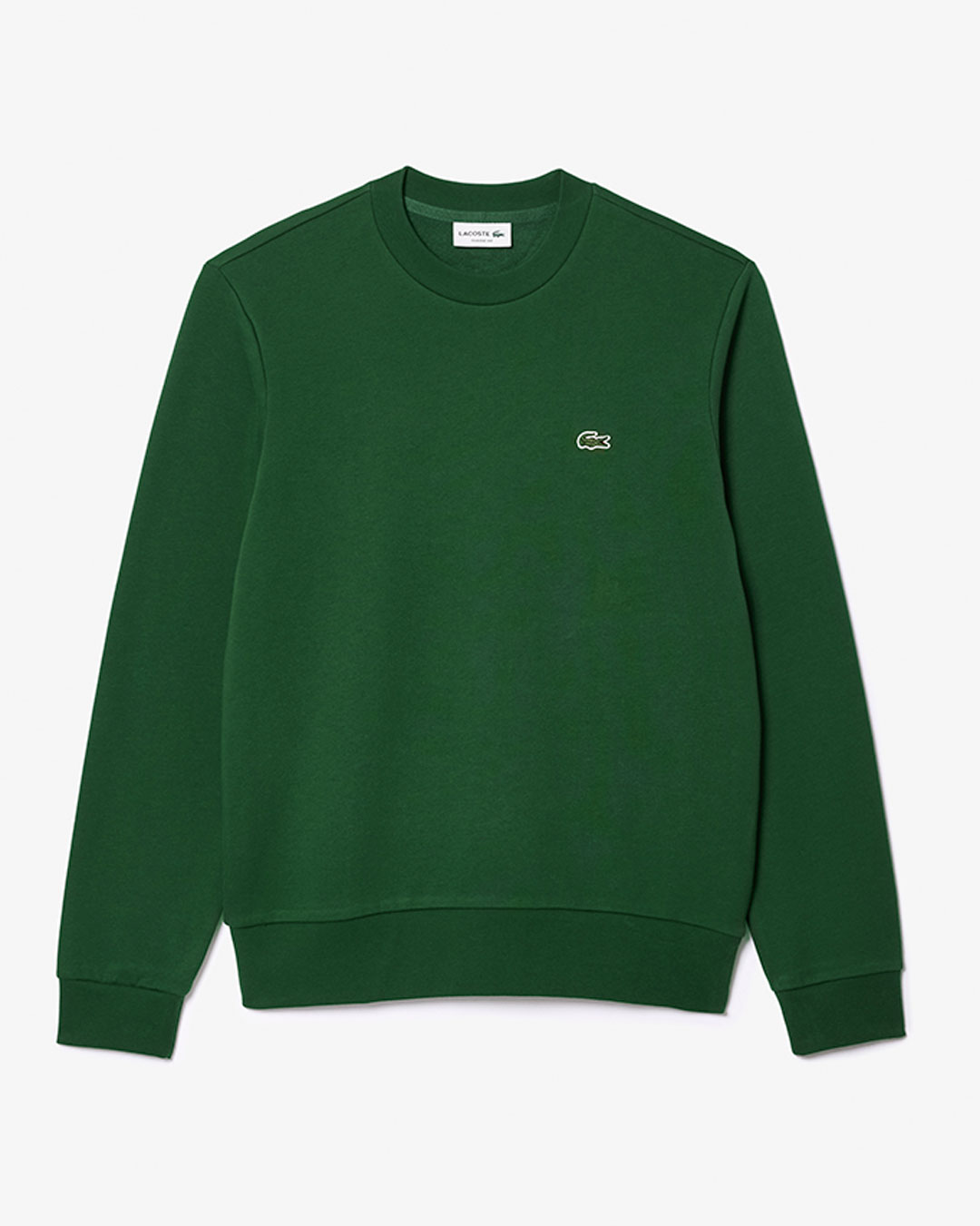 Sporty sweatshirt i økologisk bomuld - L