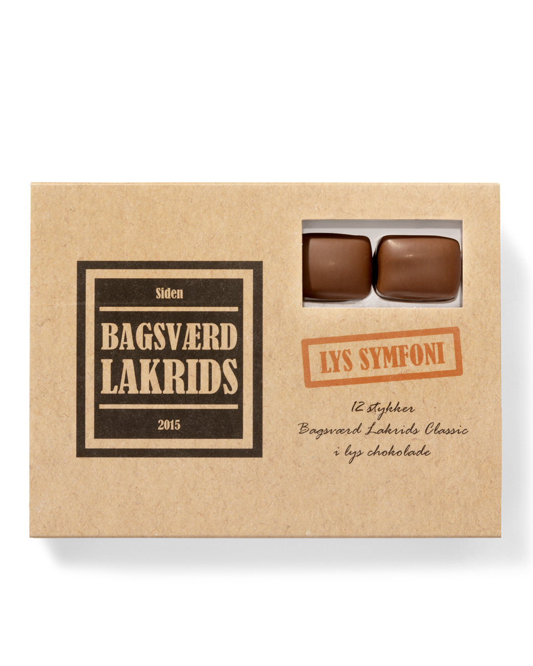 Eksklusiv lakrids med chokoladeovertræk - 125 g