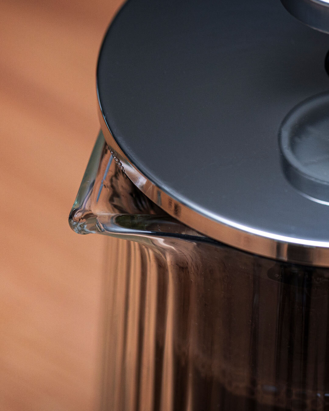 Elegant kaffepressset i glas