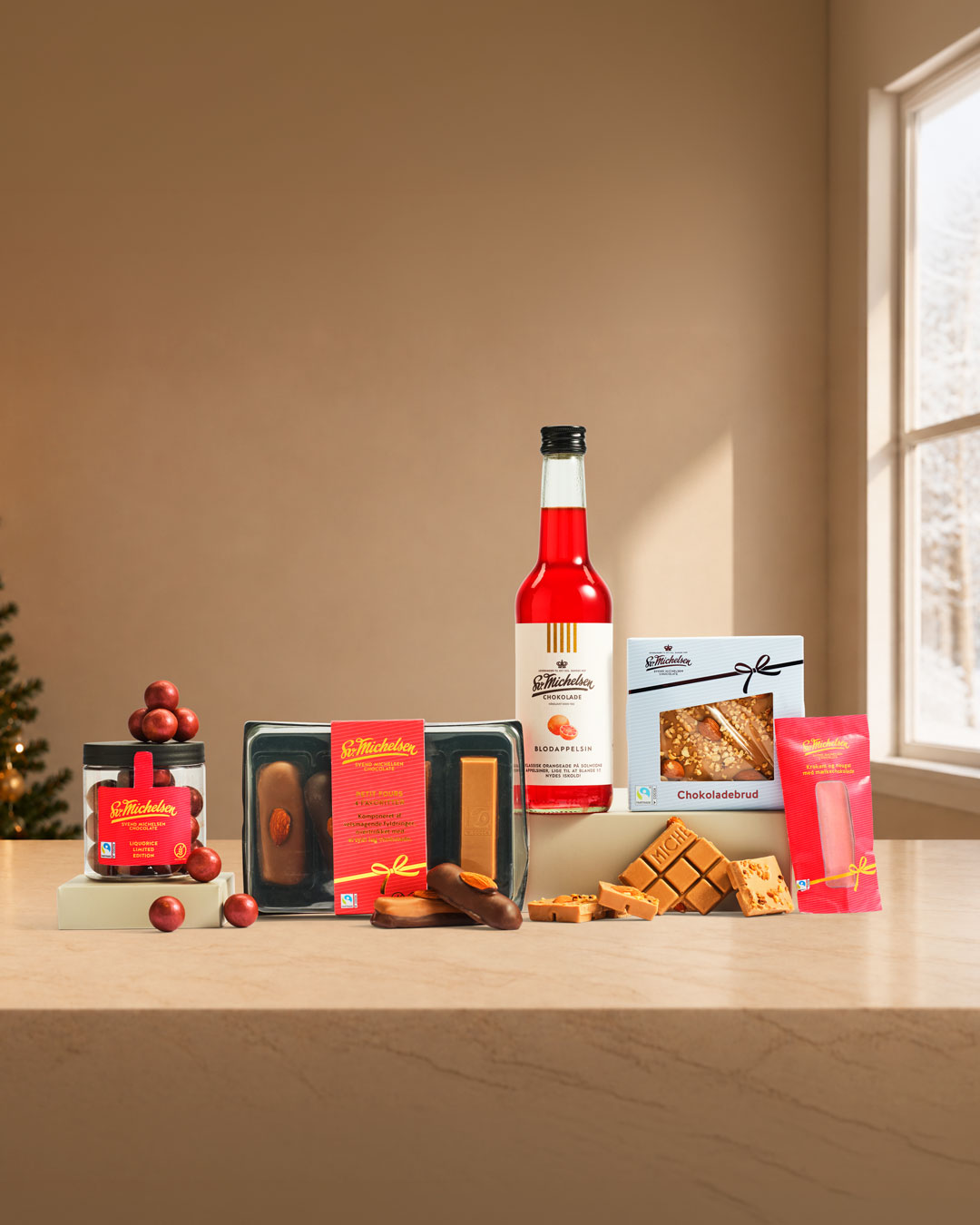 Eksklusiv gavepakke med julefavoritter