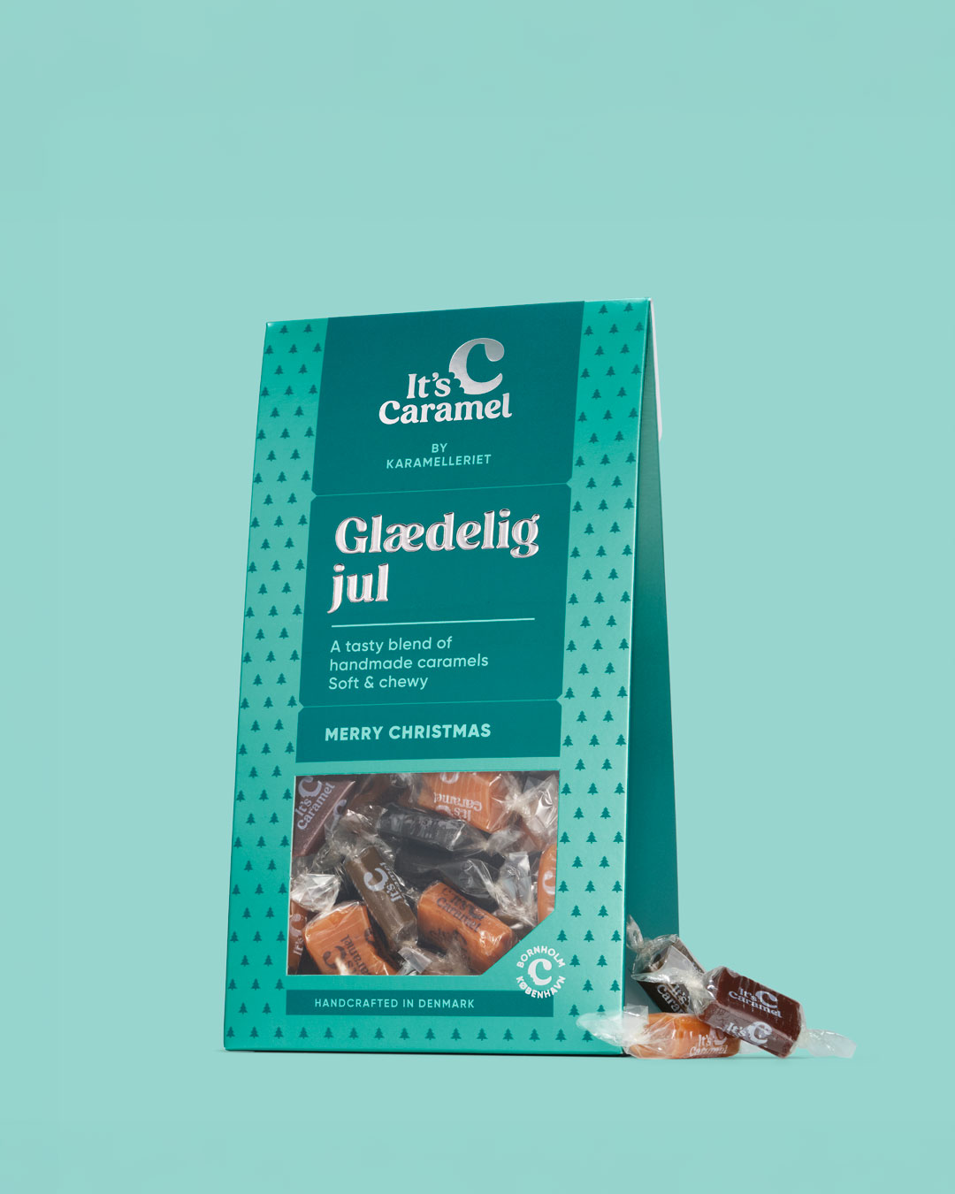 Håndlavede julekarameller i gaveæske – 300 g