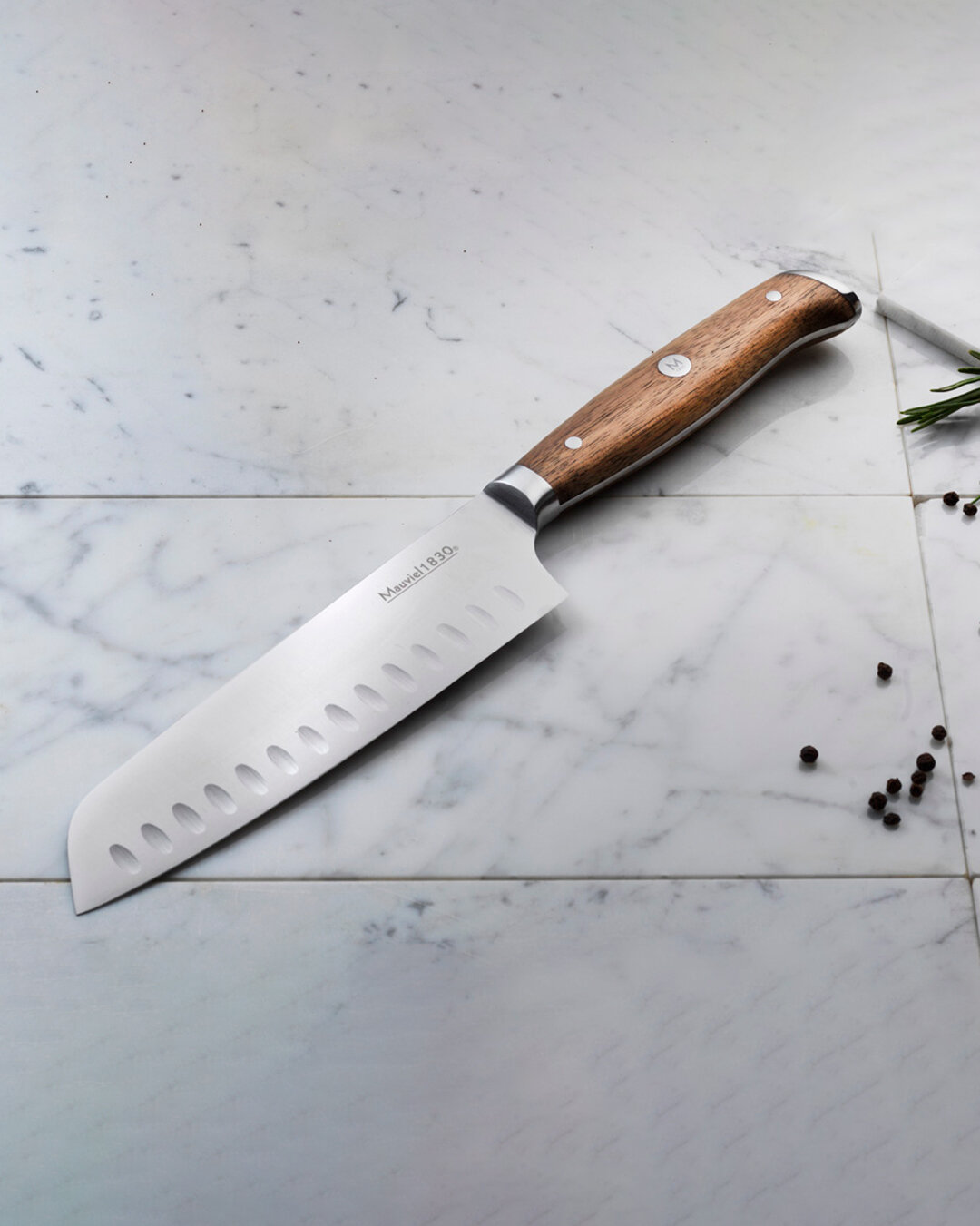 Mauviel santoku kniv, 18cm