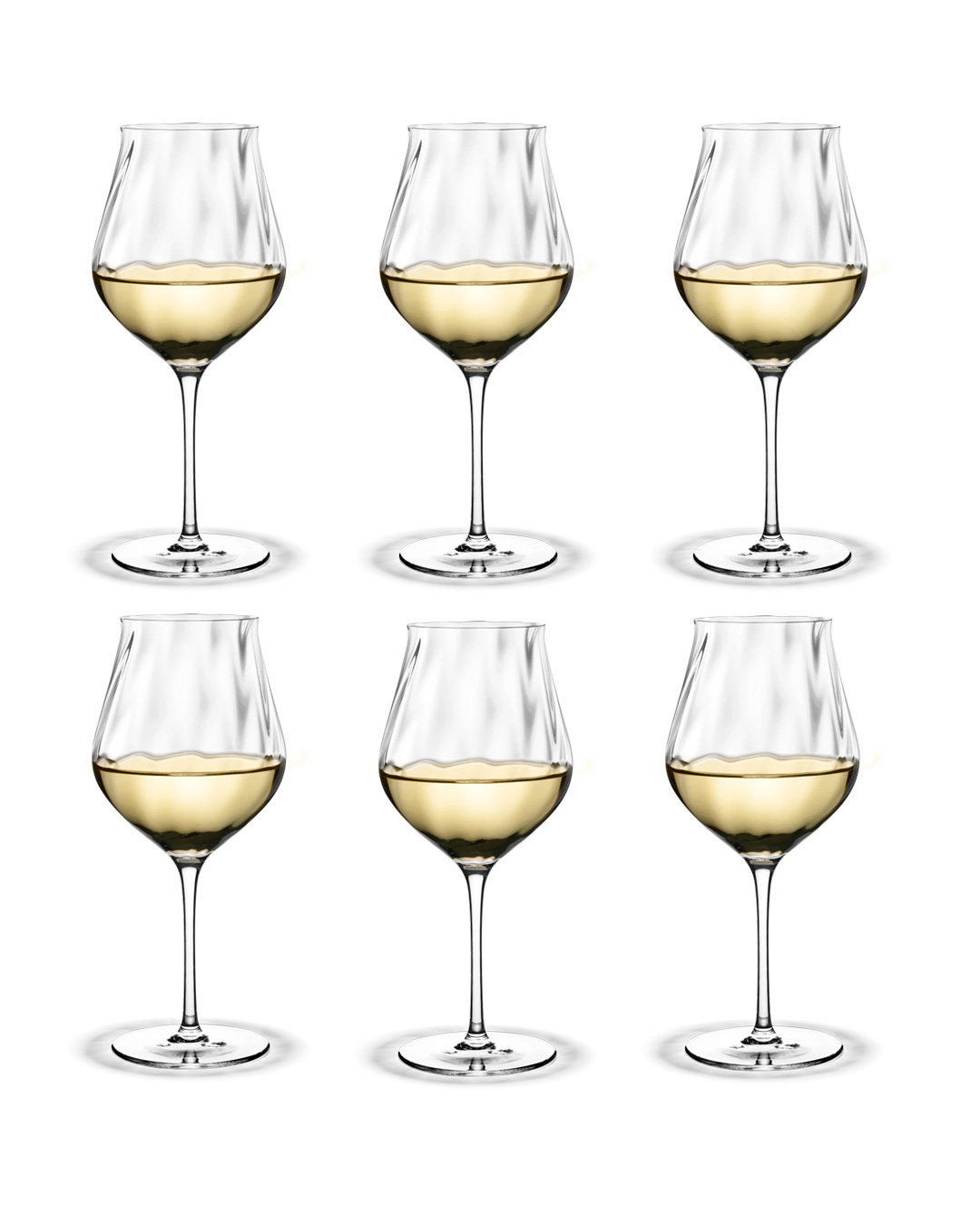 Elegante Glorious hvidvinsglas - 6 stk
