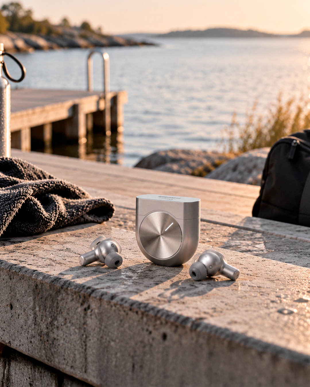 Trådløse earbuds med avanceret støjreduktion
